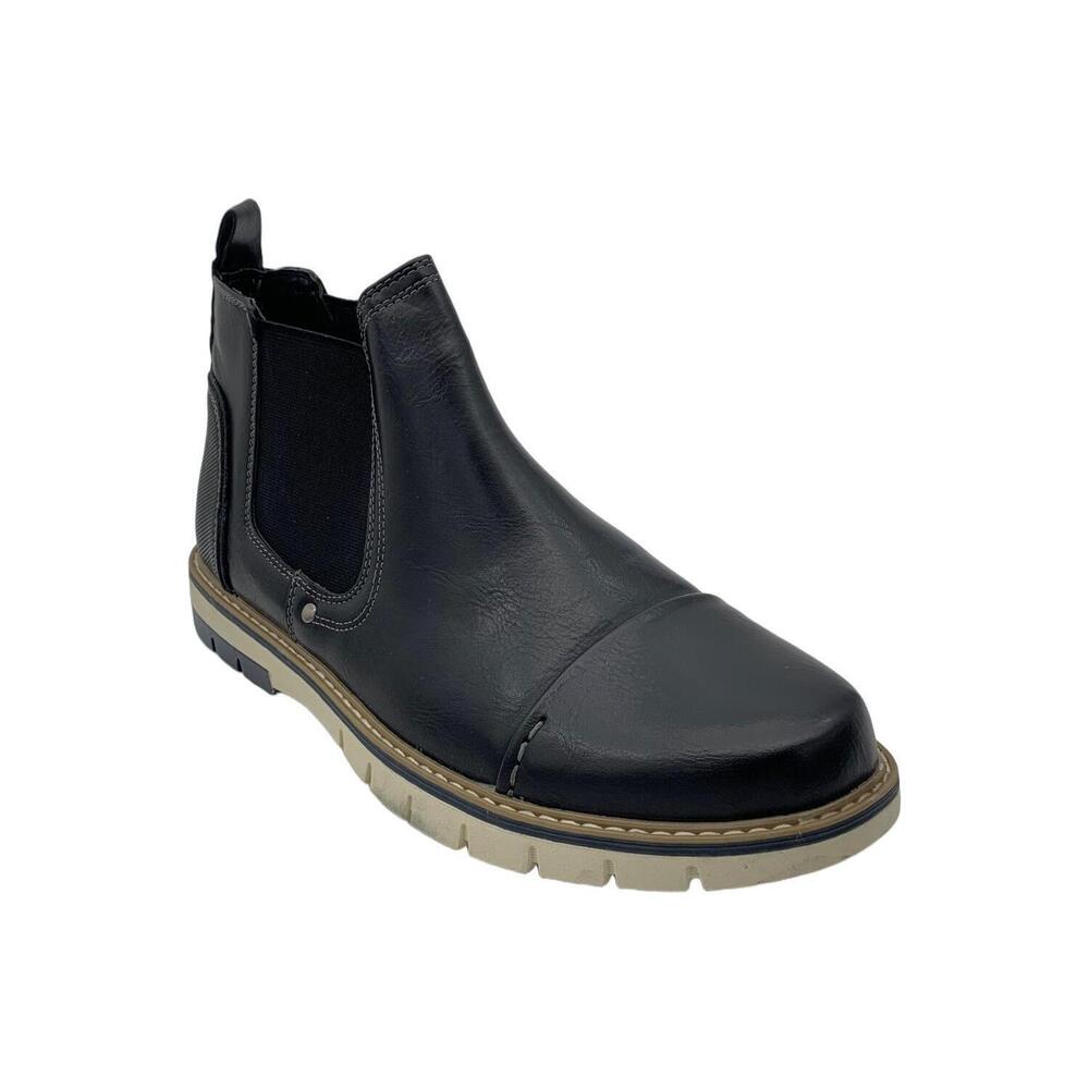 Vance Co. Men's Waylon Chelsea Boot Black - Medium